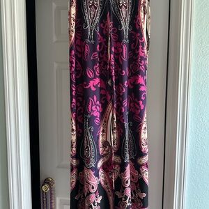 Paisley Print Maxi Dress
